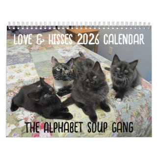 2026 Love & Hisses Calendar - Alphabet Soup Gang