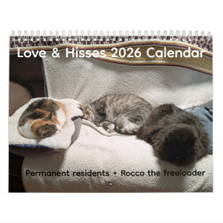 2026 Love & Hisses Calendar - Permanent Residents