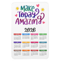 2026 Make Today Amazing | Motivational Calendar
