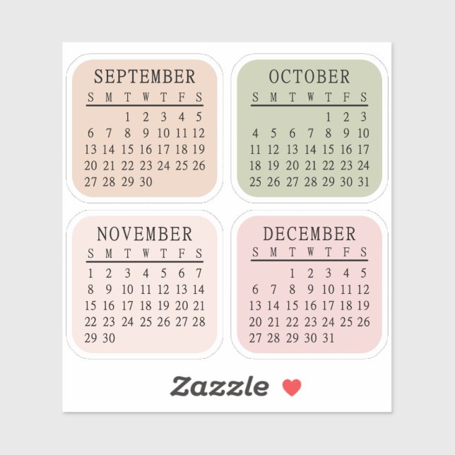 2026 Micro Calendar Bullet Journal Bujo Planner  (Sheet)