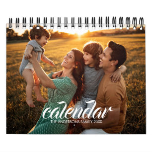 2026 Modern Create Your Own Custom Family Photo Calendar