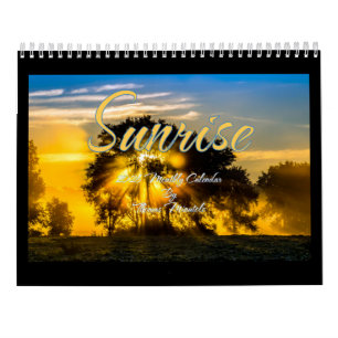 2026 Monthly Sunrise Calendar By Thomas Minutolo