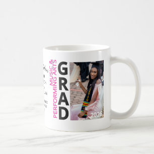 2026 MUSIC PERFORMING ARTS Graduation Photo Grad Coffee Mug