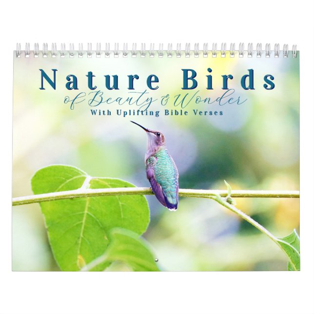 2026 Nature Birds with Uplifting Scripture Calendar (Cover)