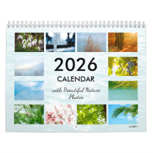 2026 Nature Photography Wall Calendar