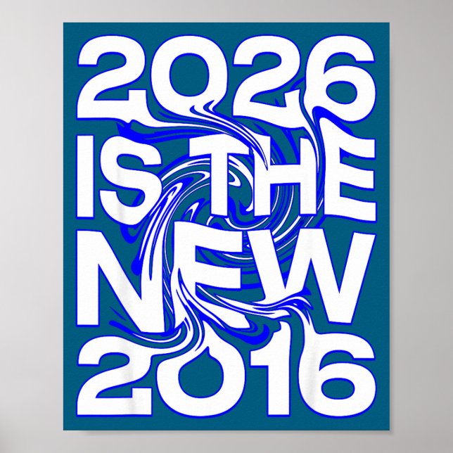 2026 New 2016 Retro Future Illustration Poster (Front)