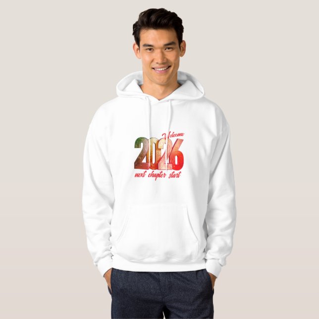 2026 NEW YEAR ADULT PULLOVER HOODIE (Front Full)