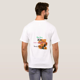 2026 New Year Cosmic Flower Galaxy  T-Shirt