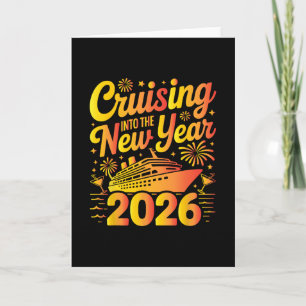 2026 New Years Eve Cruising Trip Christmas Cruise Card