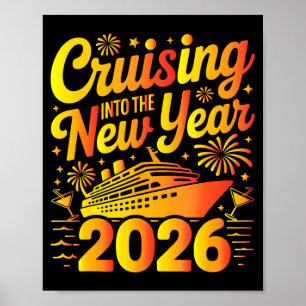 2026 New Years Eve Cruising Trip Christmas Cruise  Poster