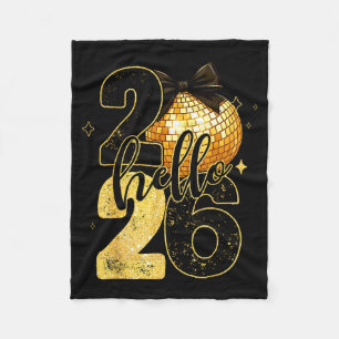 2026 New Years Eve For Womens Men Mom Kids Happy N Fleece Blanket