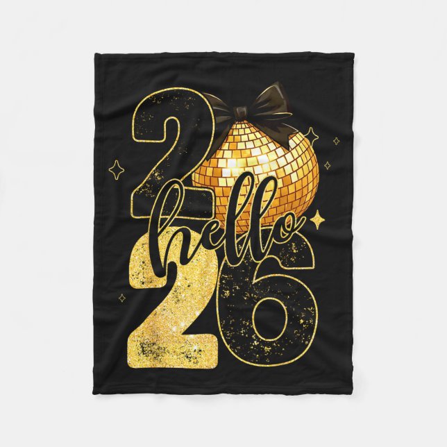 2026 New Years Eve For Womens Men Mom Kids Happy N Fleece Blanket (Front)
