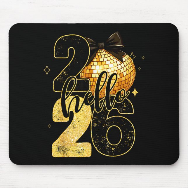 2026 New Years Eve For Womens Men Mom Kids Happy N Mouse Mat (Front)