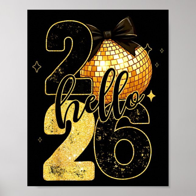 2026 New Years Eve For Womens Men Mom Kids Happy N Poster (Front)