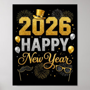 2026 New Years Eve For Womens Men Mom Kids Happy N Poster