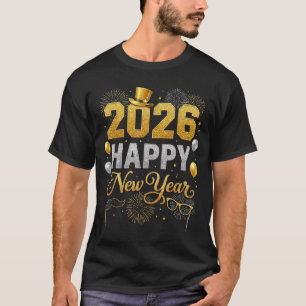 2026 New Years Eve For Womens Men Mom Kids Happy N T-Shirt
