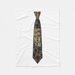 2026 New Year's Party Funny Fireworks Party New Ye Fleece Blanket
