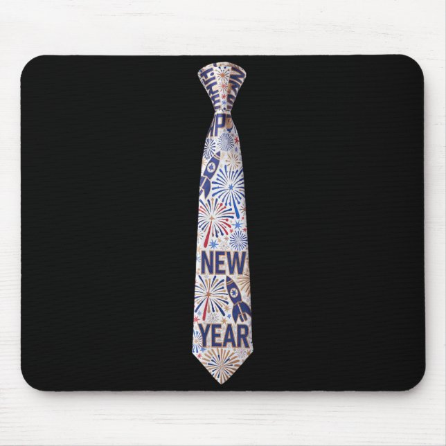 2026 New Year's Party Funny Fireworks Party New Ye Mouse Mat (Front)