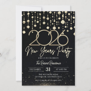 2026 New Years Party  Invitation