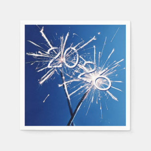 2026 New Years Sparklers Napkin