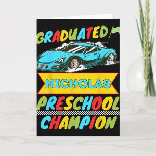 2026 Nicholas Personalised Last Day Of Preschool G Card