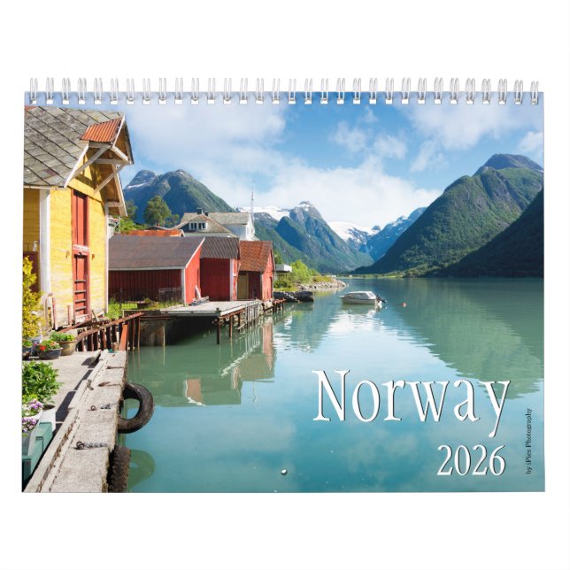 2026 Norway landscape photography Calendar (Cover)