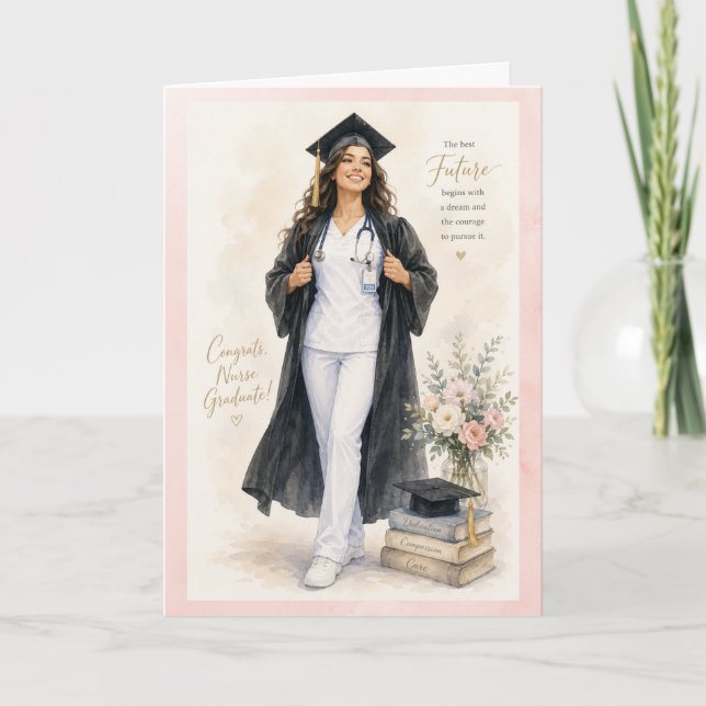 2026 Nurse Graduation Card for Her (Front)