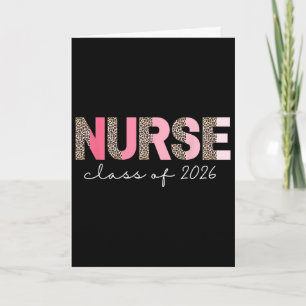 2026 Nurse Graduation, Nursing Grad Cl Of 2026  Card