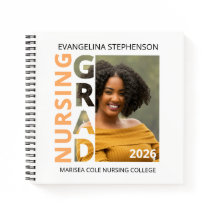 2026 Nursing Graduate Photo Grad Party Guest Book