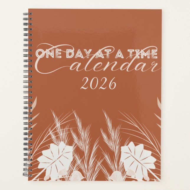 2026 ONE DAY AT A TIME Calendar Planner (Front)