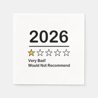 2026 one star rating very bad year napkin