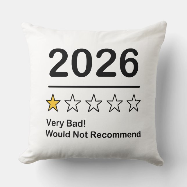 2026 one star rating would not recommend cushion (Front)