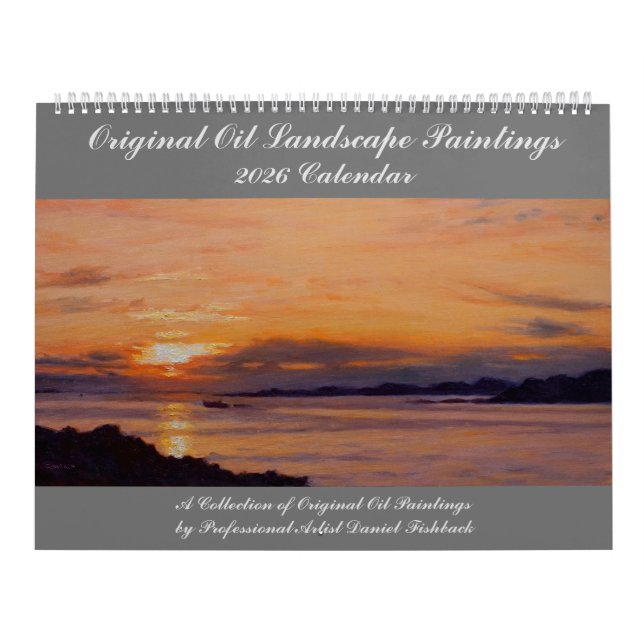 2026 Original Landscape Paintings Calendar (Cover)