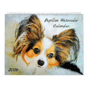 2026 Papillon Dog Mom Mama Lovers Owners Gift Calendar