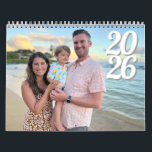 2026 Personalised Family Photo Calendar<br><div class="desc">This 2026 personalised family photo calendar comes with space for 12 photos. Perfect holiday gift for family to showcase photos from a vacation or a recap of the year.</div>