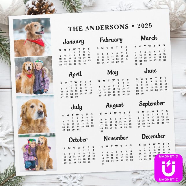 2026 Personalised Pet Dog Family Photos Calendar (Creator Uploaded)