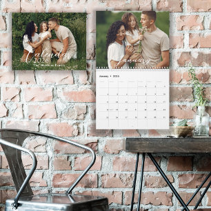 2026 Personalized 12-Month Family Photos Calendar