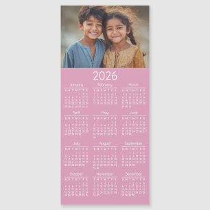 2026 Photo Calendar Kids Family Portrait
