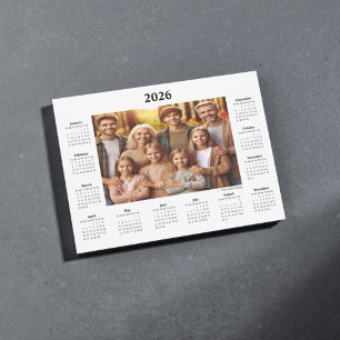2026 Photo Calendar Magnet