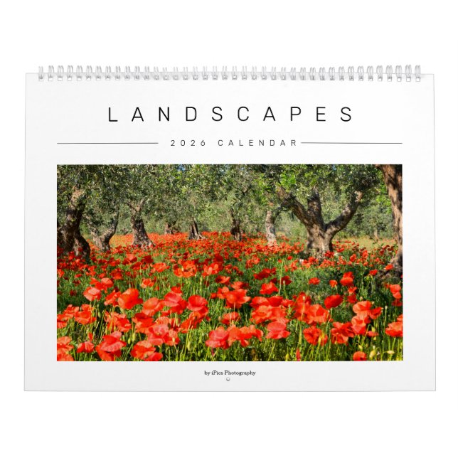 2026 Photogenic landscapes fine-art photo Calendar (Cover)