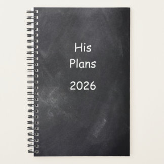 2026 Planner For Men Plans Chalkboard Style