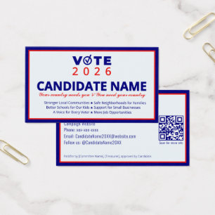 2026 Political Campaign Candidate Election Contact