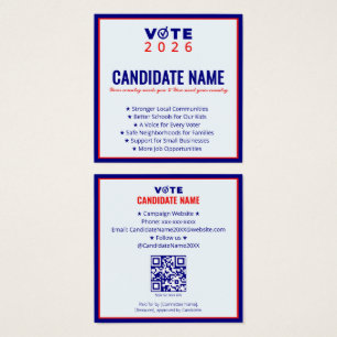 2026 Political Campaign Candidate Election Contact