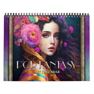 2026 Pop Fantasy Surreal Women Art Calendar