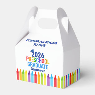2026 Preschool Graduation Party Custom Graduate Favour Box