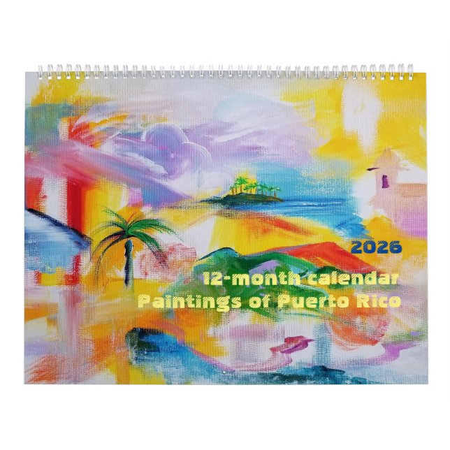 2026 Puerto Rico 12-month Calendar (Cover)