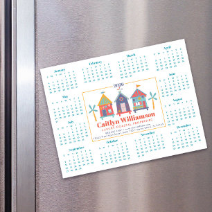 2026 Real Estate Agent Calendar Beach House Magnet