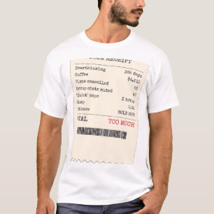 2026 Receipt Funny Year in Review New T-Shirt