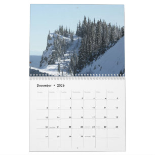 2026 Scenic Wilderness Landscape Calendar