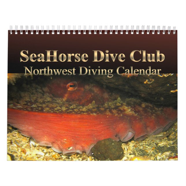 2026 SeaHorse Dive Club Northwest Diving Calendar (Cover)